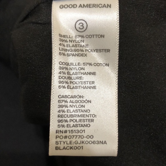Good American Woven Blazer 2.0 Size 3X Black - Picture 6 of 10
